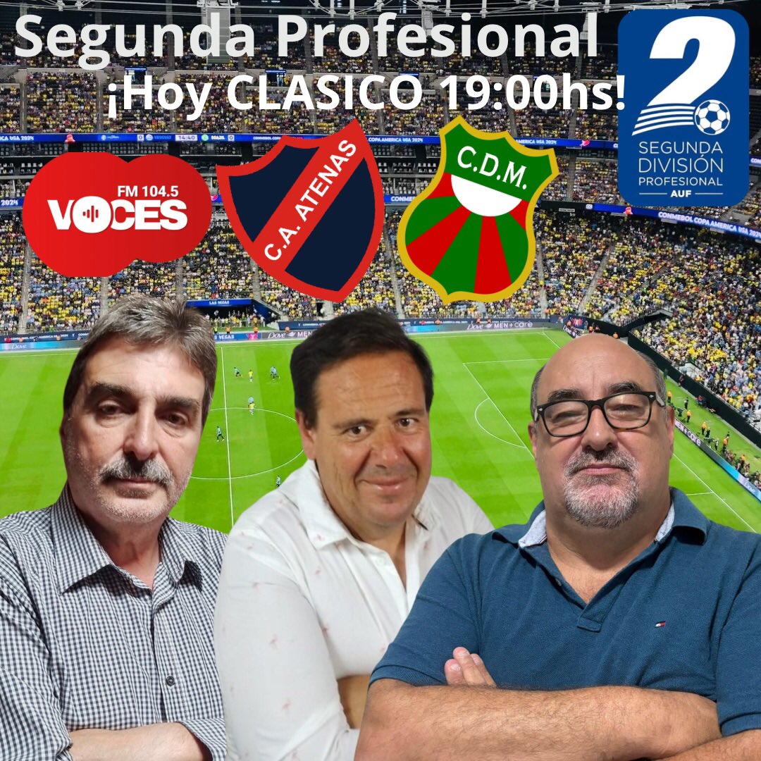 Vuelve el clásico y se escucha en FM VOCES. Relata Fernando Mego