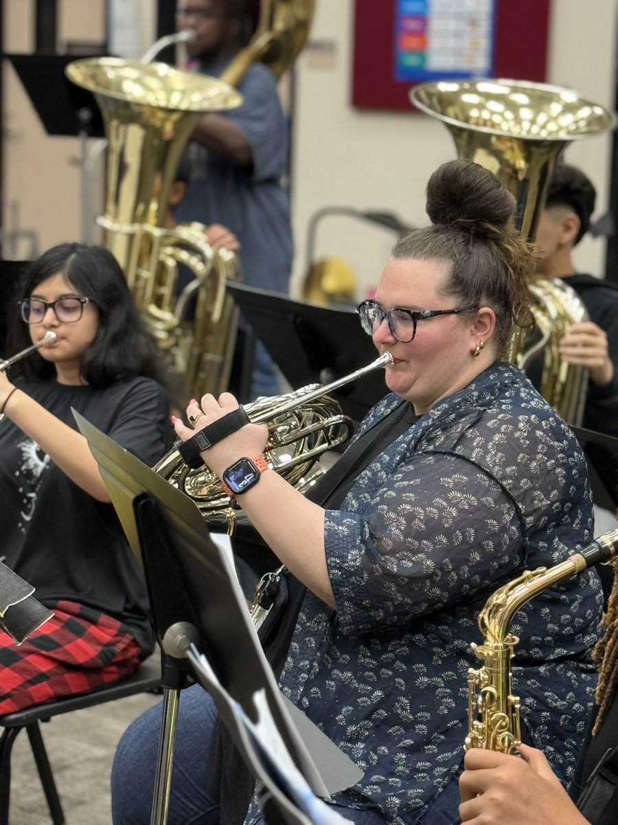 RenferdJoseph's tweet photo. Band directors modeling the exemplar for our students at camp. Set the #Exemplar for success. https://t.co/aFtGHDNIS8