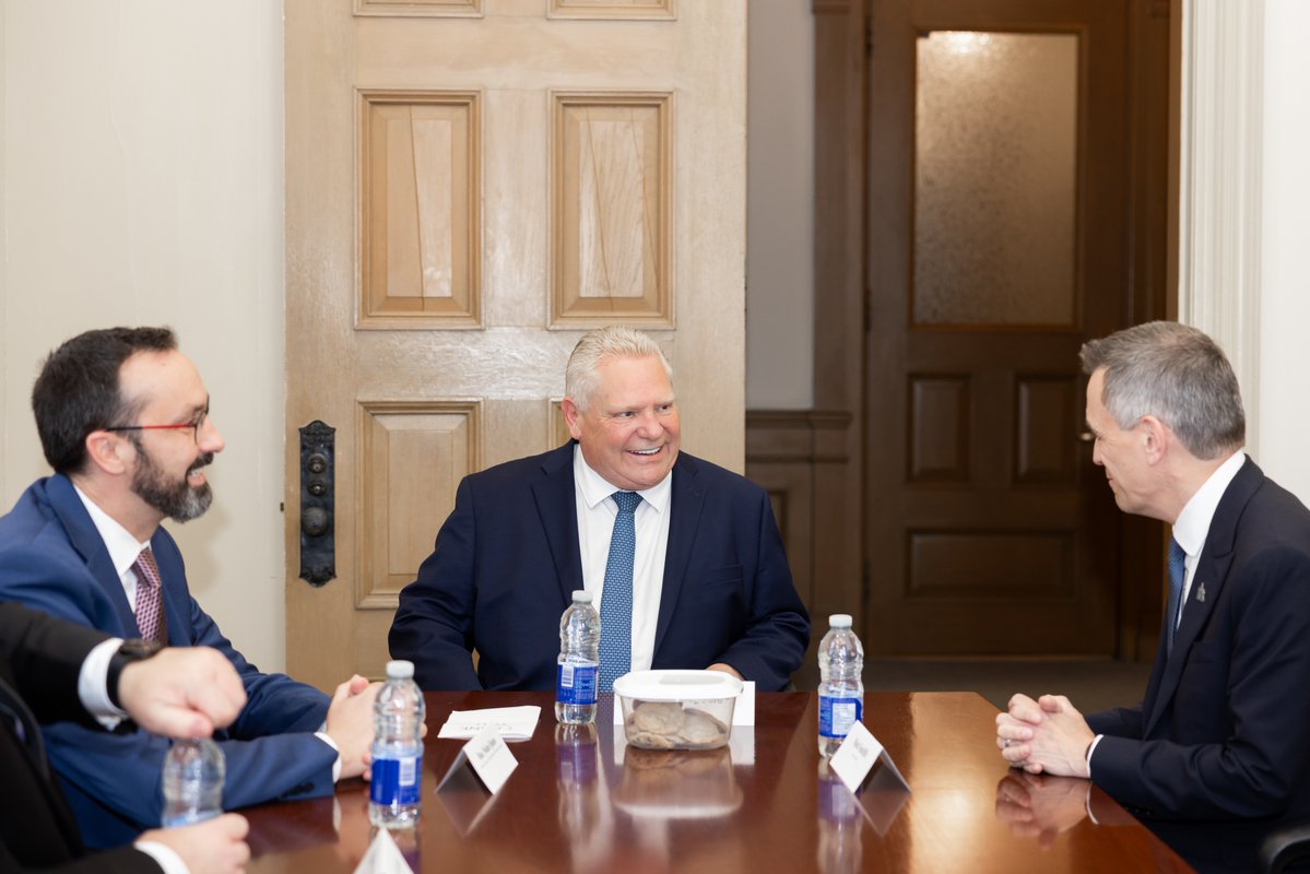 Doug Ford (@fordnation) on Twitter photo I met with Mayor <a href="/_MarkSutcliffe/">Mark Sutcliffe</a> today to talk about how we can work together to build homes and infrastructure, support growth and protect workers and families in Ottawa. I met with Mayor <a href="/_MarkSutcliffe/">Mark Sutcliffe</a> today to talk about how we can work together to build homes and infrastructure, support growth and protect workers and families in Ottawa.