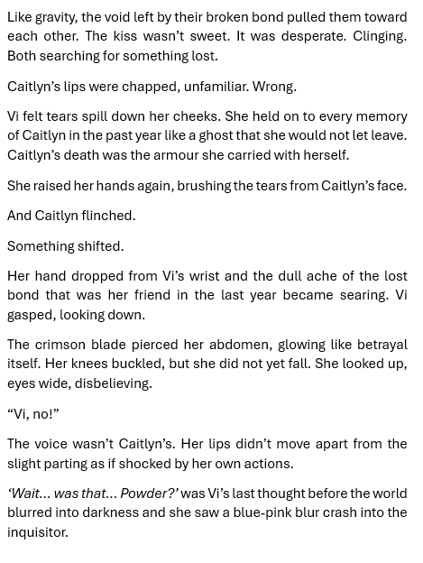 I can't write but this might be the motivation to try and get somewhere with my English. I'm at 18 pages of plot planning god help me