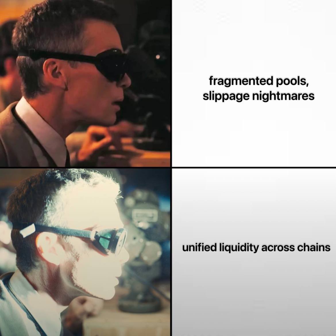 Fragmented liquidity? We don’t do that here 🤷🏻