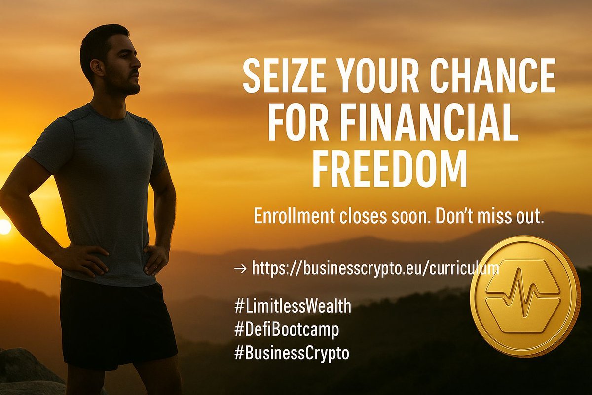 MasterPo2024's tweet photo. Your Future Starts Today
If you want financial freedom, you need to act before the system traps you.
Weโve built the tools. The only thing missing is your decision.
๐ https://t.co/m3doq2Xirr
#LimitlessWealth #DeFiBootcamp #BusinessCrypto #CryptoFreedom #TakeTheLeap https://t.co/0GtpkKgA2D
