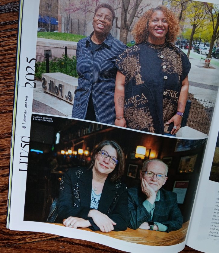 On Bsky @Elizabeth Niarchos Neukirch (@ejneukirch) on Twitter photo Congrats to all the Chicago literary VIPs featured in this year's <a href="/newcity/">Newcity Chicago</a> Lit 50, including friends <a href="/PrintersRowFest/">Printers Row Lit Fest</a> founder Bette Cerf Hill, <a href="/AWMuseum/">American Writers Museum</a>'s <a href="/carey_cranston/">Carey Cranston</a> & Allison Sansone, <a href="/MBWwelch/">Michael Welch</a> & <a href="/StoryStudio/">StoryStudio Chicago</a>'s Jessica Keller & Ananda Lima! #ChicagoIsLit 📚 Congrats to all the Chicago literary VIPs featured in this year's <a href="/newcity/">Newcity Chicago</a> Lit 50, including friends <a href="/PrintersRowFest/">Printers Row Lit Fest</a> founder Bette Cerf Hill, <a href="/AWMuseum/">American Writers Museum</a>'s <a href="/carey_cranston/">Carey Cranston</a> & Allison Sansone, <a href="/MBWwelch/">Michael Welch</a> & <a href="/StoryStudio/">StoryStudio Chicago</a>'s Jessica Keller & Ananda Lima! #ChicagoIsLit 📚