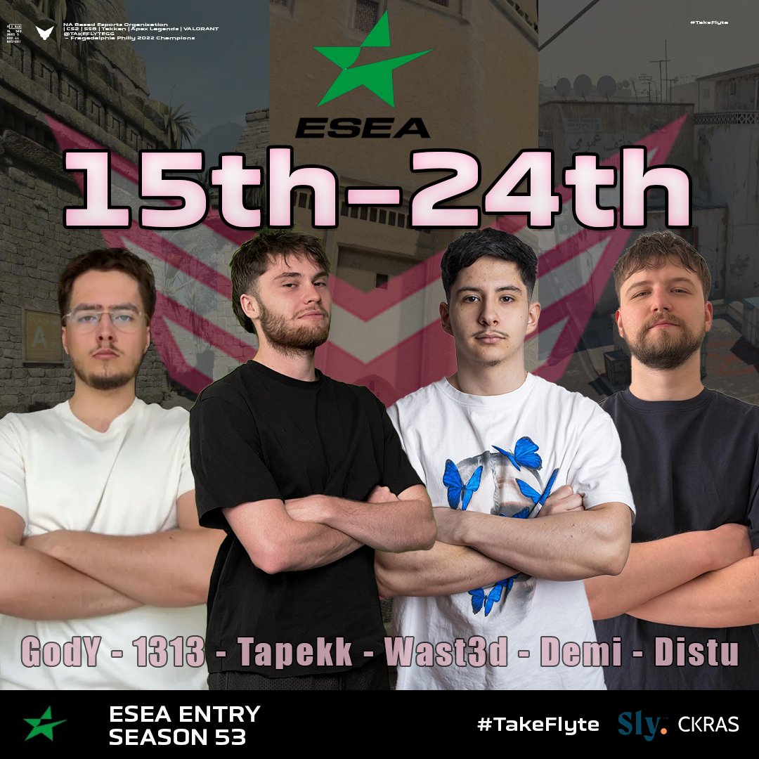 Our EU <a href="/ESEA/">ESEA League</a> Entry Division run comes to an end after a 1-2 loss to <a href="/HyperioNorg/">HyperioN</a> AC. GGWP 🤝

Although we fall just short of Main, we are extremely proud of the run these players had. Through the ups and downs, they gave it their all. Thank you team 💜

<a href="/WAST3DR/">WAST3D--</a> - <a href="/GodYpmu80/">GodYpmu</a> -