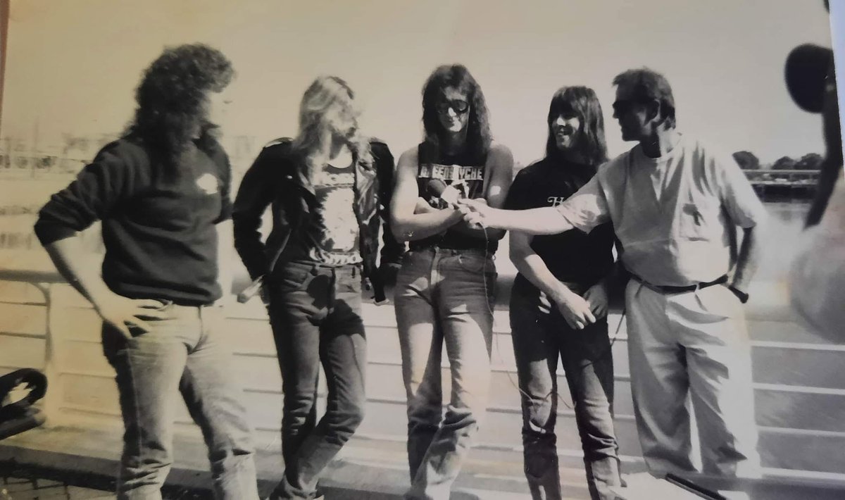 annihilatorband's tweet photo. Much Music 1990 https://t.co/Wwn4cDOf6E