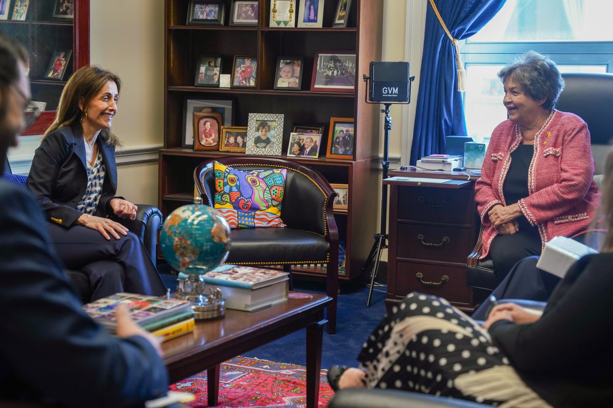 Rep. Lois Frankel (@reploisfrankel) on Twitter photo Jordan is a vital and reliable U.S. security partner in the Middle East, including in efforts to advance stability and combat terrorism across the region.
Great to meet with Ambassador <a href="/AmbKawar/">Dina Kawar</a> of <a href="/JorEmbUS/">Jordan Embassy in Washington D.C.</a> to discuss how we can continue strengthening our partnership. 🇺🇸🇯🇴 Jordan is a vital and reliable U.S. security partner in the Middle East, including in efforts to advance stability and combat terrorism across the region.
Great to meet with Ambassador <a href="/AmbKawar/">Dina Kawar</a> of <a href="/JorEmbUS/">Jordan Embassy in Washington D.C.</a> to discuss how we can continue strengthening our partnership. 🇺🇸🇯🇴