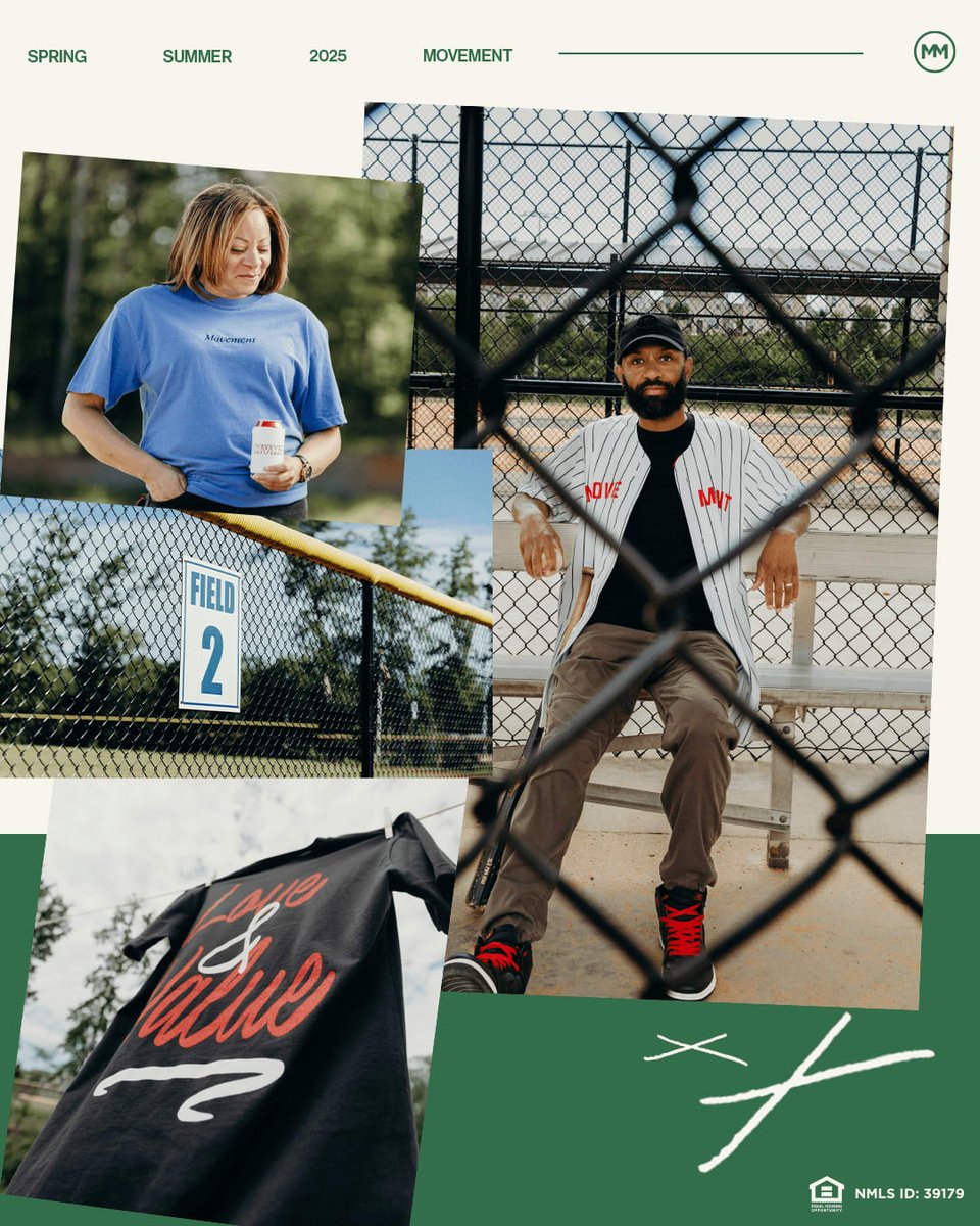 This drop is made for the good stuff: sunny days, spontaneous plans, and your favorite tee on rotation. You’ll know it when you see it.

Spring/summer gear goes live tomorrow at noon with free standard ground shipping (one day only)!

#movementmortgage #gear #merch #loanofficer