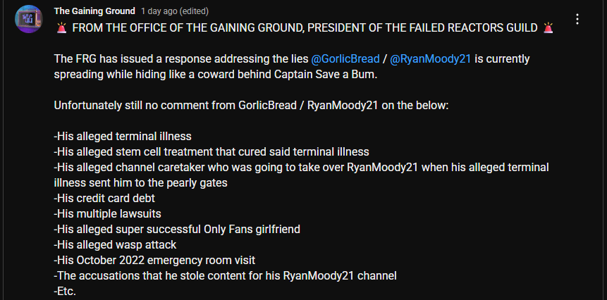 1MissBridget's tweet photo. .@teamyoutube, I &amp; other creators - @theyoutubeundground, @SamanthaJeanith, @hotdiscordrejects, @alexglitterqueen, @Thatbooneychick @itsonlyjourney, @gorlicbread - are being persistently harassed by @TheGainingGround on YT.
He uses mocking nicknames, references personal 1/2 https://t.co/gtc6M4kWNC