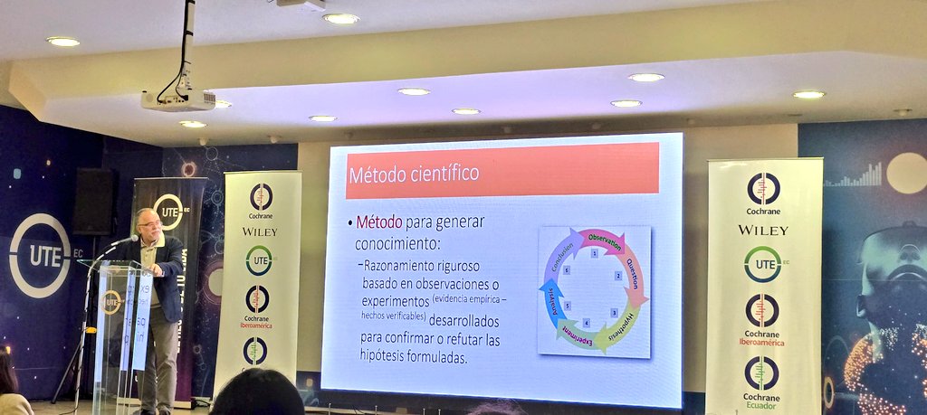 bbravo08's tweet photo. “Importancia de la Investigación Clínica en la toma de decisiones en Salud”

Ponencia de @urrutia_gerard en @UTEoficial como parte de la agenda del Lanzamiento Oficial del Acceso Gratuito a la Biblioteca Cochrane para Ecuador.

@CochraneIberoam https://t.co/POhmK7p3nF