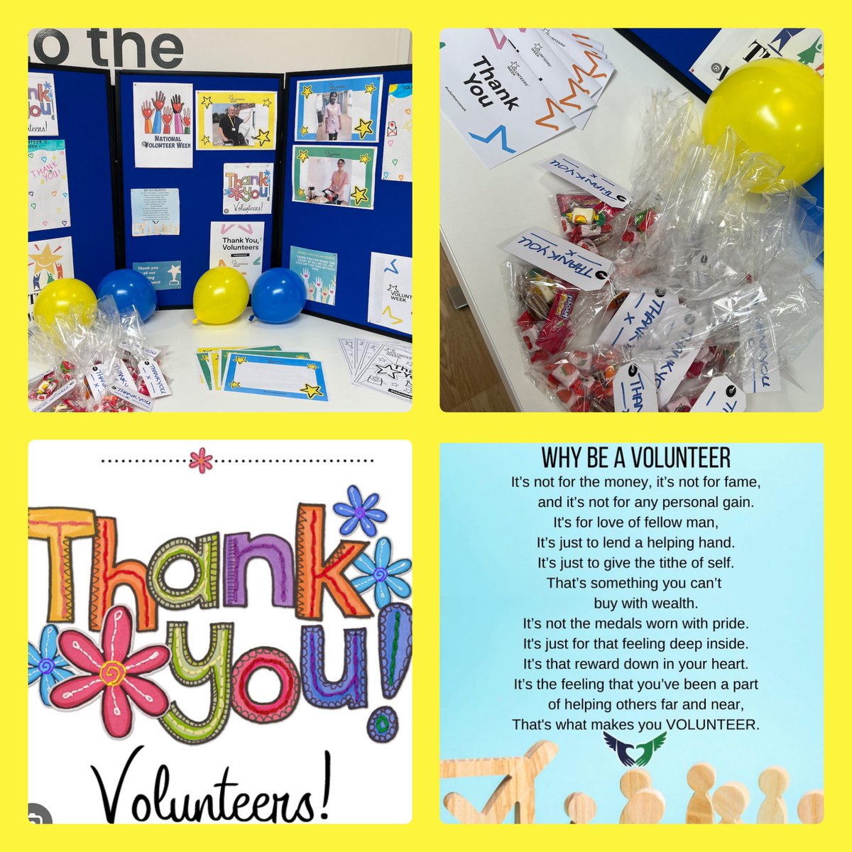marks_kath's tweet photo. For Volunteers week - IPS saying a huge Thankyou to our amazing volunteers who dedicate their time providing support and care to our patients and families! We could not do what we do without them! 💛⭐️ x x https://t.co/GFGwTFkBRk