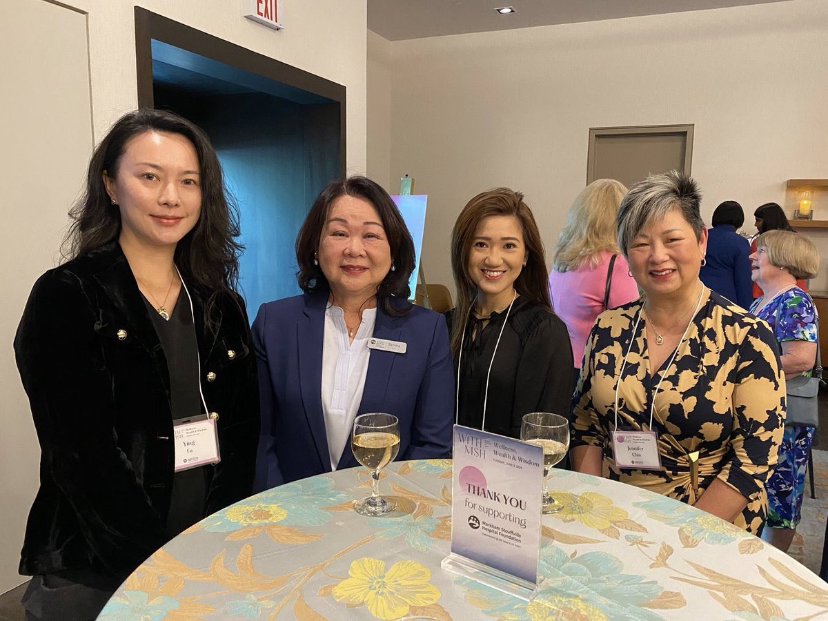 SandraTamMT's tweet photo. Still feeling inspired and energized after the incredible launch of “Women Inspired to Help MSH” (WITH MSH) — an inaugural luncheon that brought together a powerful community of women changemakers in support of Markham Stouffville Hospital Foundation. https://t.co/1aFEze1ZGQ