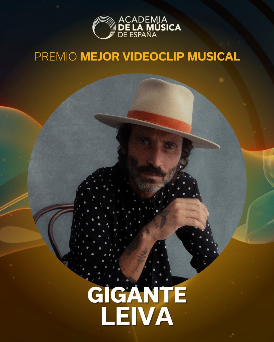 Academia de la Música de España (@academusica) on Twitter photo 🏆El Premio 2025 a Mejor Videoclip Musical es para
<a href="/Leiva_Oficial/">Leiva Oficial</a>
¡Enhorabuena!
#premiosacamus 🏆El Premio 2025 a Mejor Videoclip Musical es para
<a href="/Leiva_Oficial/">Leiva Oficial</a>
¡Enhorabuena!
#premiosacamus