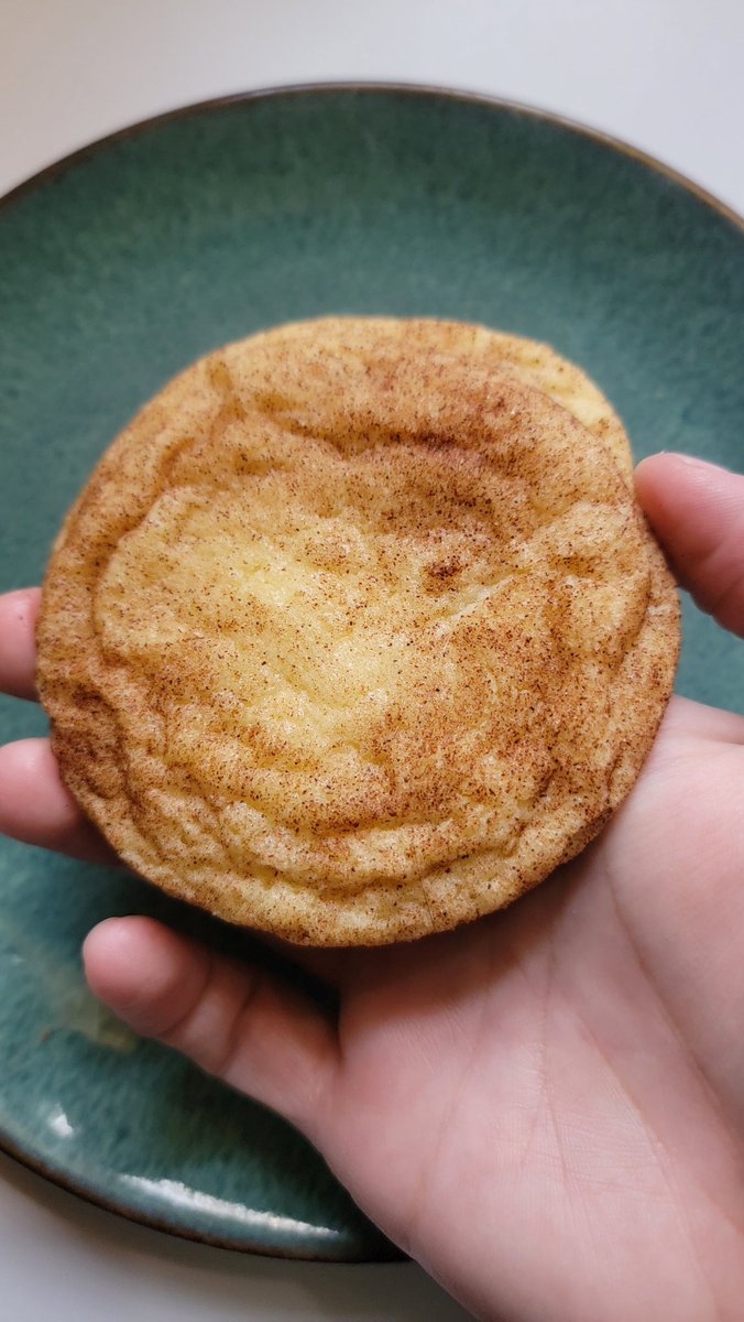 _NamasteMJ's tweet photo. Made Snickerdoodle Cookies For The First Time. So Easy. So Delicious.
.
.
.
#Snickerdoodle #Cookies #SnickerdoodleCookies #Baking #Kitchen #Food #Cookie #Tasty #BakedGoods #HomeBaked #SweetTreats #Yummy #HomeMade #FirstTry https://t.co/r1iTTe3udZ