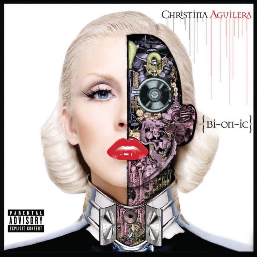 PridePopBR's tweet image. Há 15 anos, Christina Aguilera lançava o seu 4° álbum &quot;Bionic&quot;. O projeto não foi tão bem recebido pela crítica e se tornou um divisor de águas da carreira da cantora. O hinário foi responsável por trazer para o mainstreaming nomes como Sia e Nicki Minaj. #JusticeForBionic