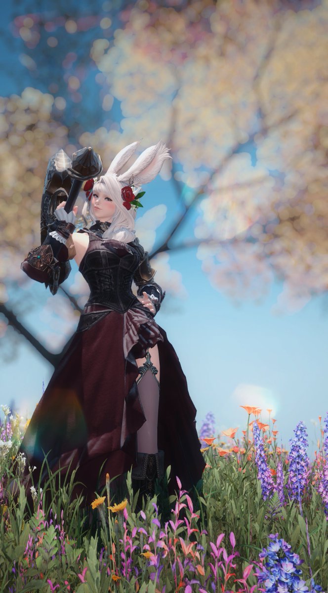 New WAR tank glam (*´꒳`*)
Gonna use these thighs to make the gold farm worth it... !

#FF14 #Viera