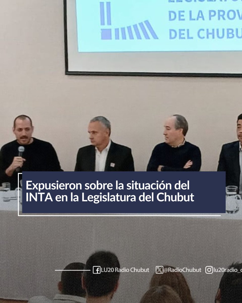 👉 Expusieron sobre la situación del #INTA en la Legislatura del #Chubut

Frente a las políticas de achicamiento de parte del estado nacional, el INTA brindó este miércoles en la Legislaturas, una charla informativa.

radiochubut.com/expusieron-sob…