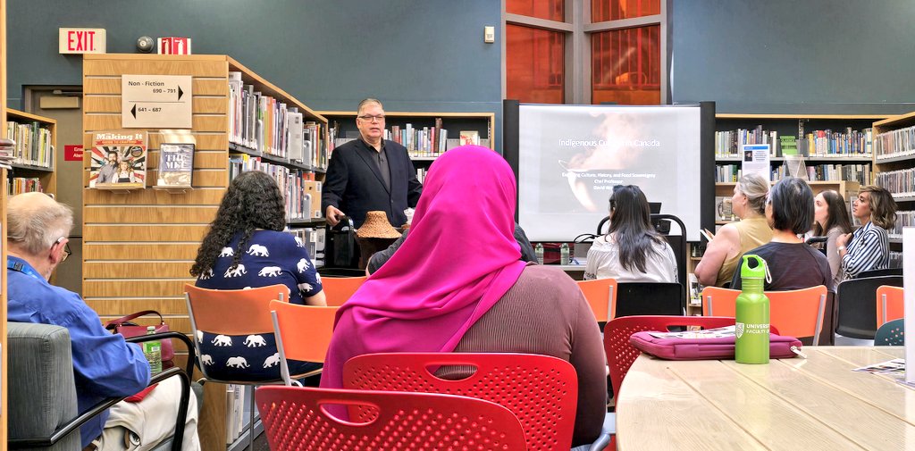 Chef and author David Wolfman on Indigenous Innovations in Sustainability and Environmental Stewardship, cultural roots and regional traditions, food as a way to connect to place 🌽🫘❤️🧡 <a href="/torontolibrary/">Toronto Public Library</a> National Indigenous History Month celebration programs  #NIHM