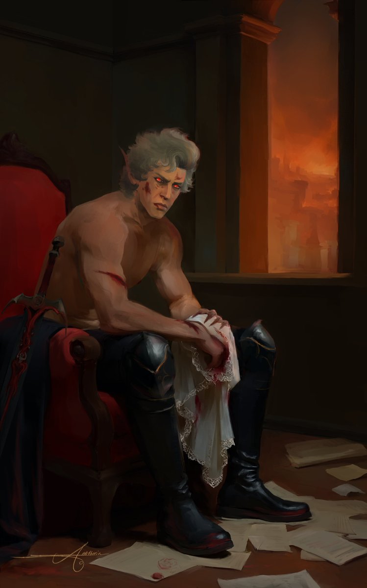 Anatheria's tweet photo. I'd let the world burn
Let the world burn for you

[some of my post-canon scenes]

#Astarion #BaldursGate3 #BG3 #DarkFantasy #DnD https://t.co/1JugmyaP9O