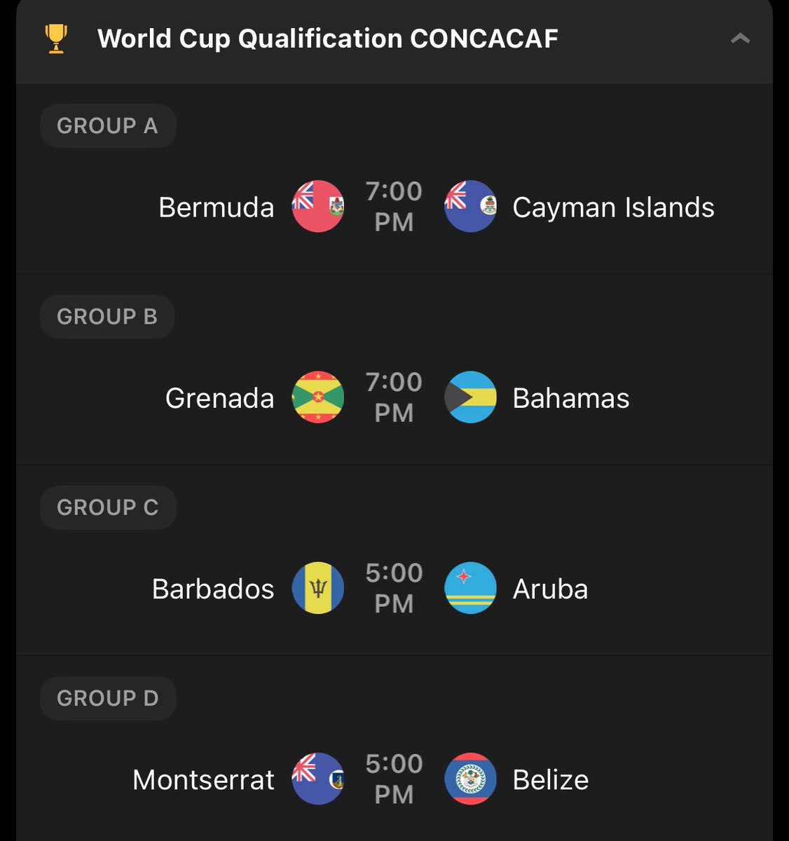 I want to make a small complaint. I don’t like that in American sports, the home team’s name comes second, so it’s written as:

Game 1 - Pacers @ Thunder 

And I get the structure, but it feels wrong. The home team, first, feels better, like in this second screenshot: