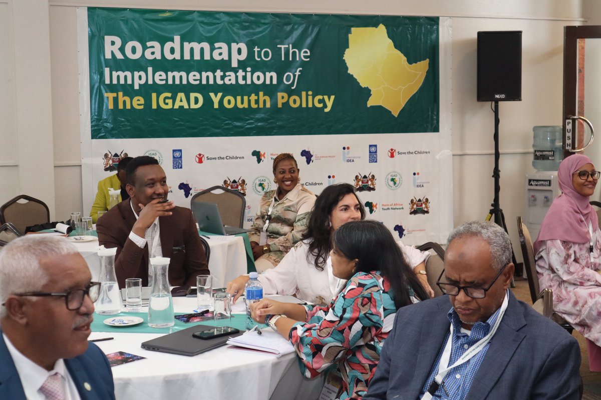 Ministry of Youth and Sports of Somalia (@moysfgs) on Twitter photo Somalia reaffirms its commitment to youth empowerment in the IGAD region
DG <a href="/JamaalIndhaceel/">Jamaal Shiil</a> & Senior Advisor <a href="/saadaq333/">Sadaq Ahmed</a> from @Moysomalia took part in a 3-days meeting on Roadmap to the implementation of IGAD Youth Policy in Nairobi—boosting regional cooperation on youth policy. Somalia reaffirms its commitment to youth empowerment in the IGAD region
DG <a href="/JamaalIndhaceel/">Jamaal Shiil</a> & Senior Advisor <a href="/saadaq333/">Sadaq Ahmed</a> from @Moysomalia took part in a 3-days meeting on Roadmap to the implementation of IGAD Youth Policy in Nairobi—boosting regional cooperation on youth policy.