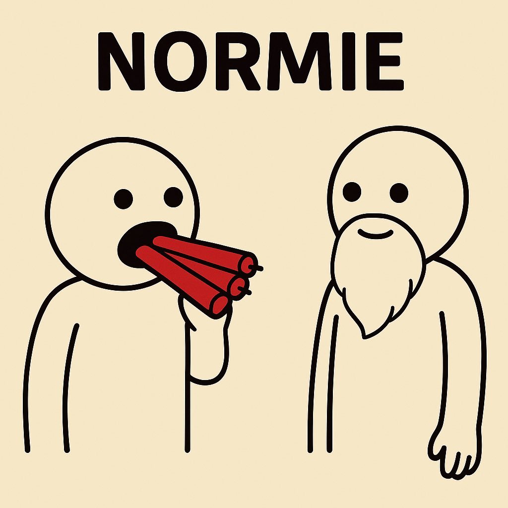 Once, every normies will understand how the trenches work. 
Stop being poor!
Comment $Normie and join the cult today👤