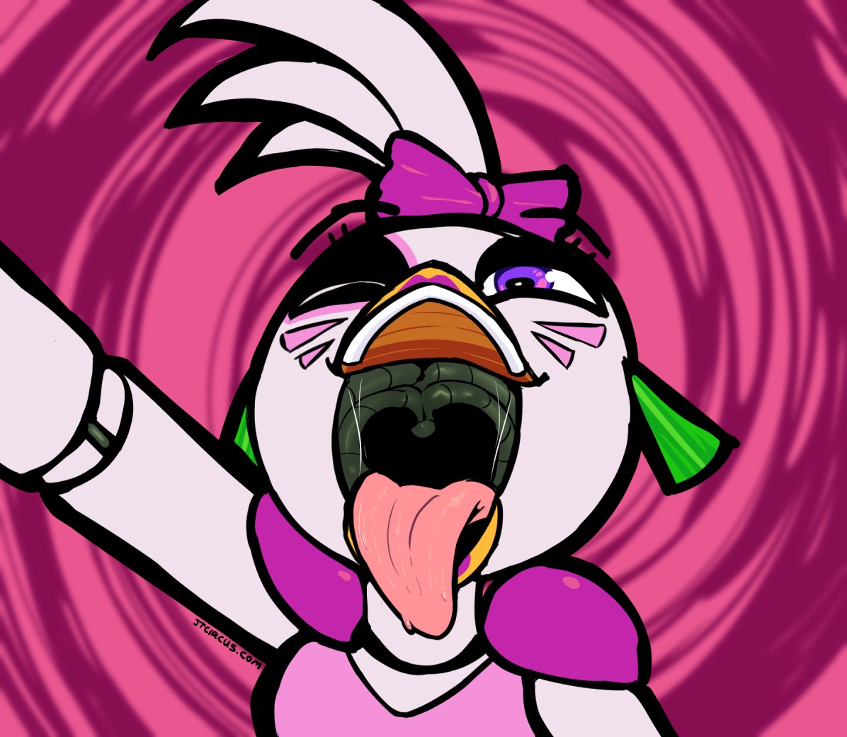 Glamrock Chica warmup
