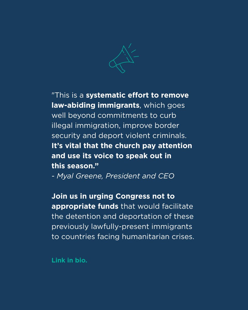 Recently, the Supreme Court allowed the end of humanitarian parole for hundreds of thousands of immigrants — many of them Christians — who followed every legal step to enter the U.S. from countries in crisis.

 👉 Contact Congress: bit.ly/4c9kEHO