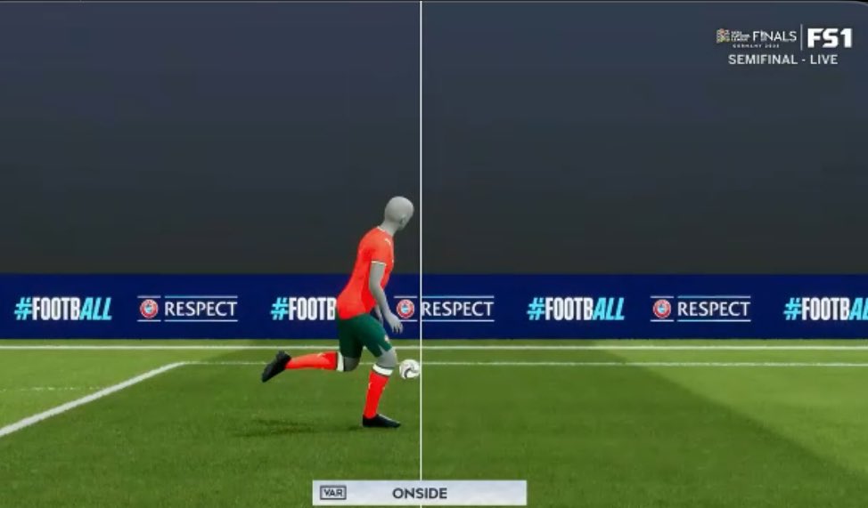 yeooidk's tweet photo. They’re trying to say Ronaldo goal is offside they can hold https://t.co/RhwNUcBDwO