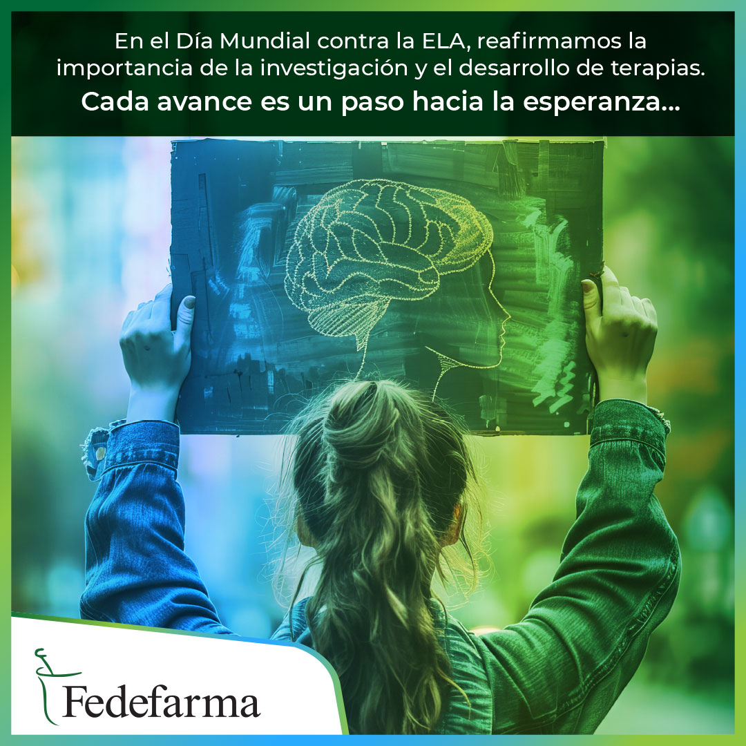La Esclerosis Lateral Amiotrófica  es una enfermedad neurodegenerativa que requiere de investigación y apoyo constante.

En #Fedefarma, nos unimos a la comunidad ELA para generar conciencia y fomentar la búsqueda de tratamientos que mejoren la calidad de vida de los pacientes.