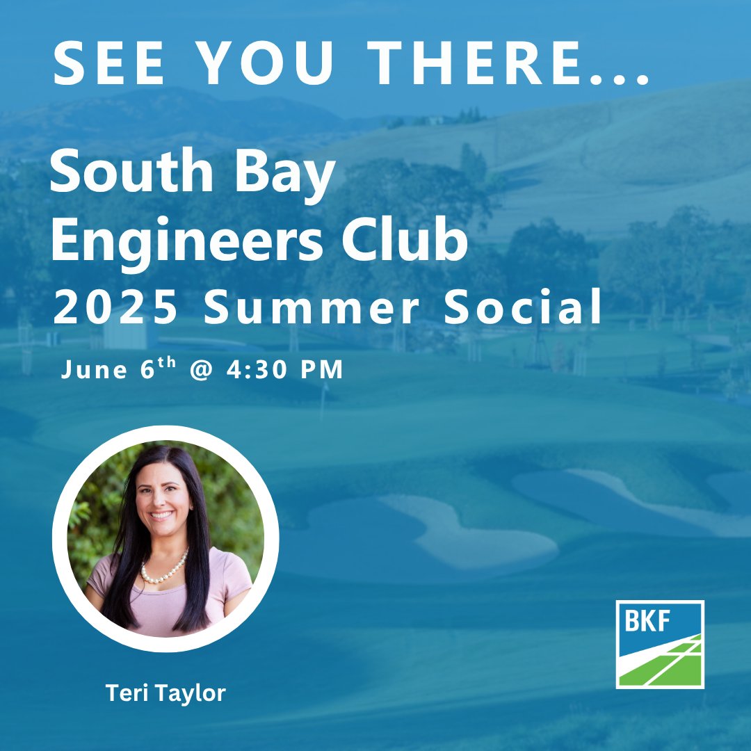 BKF_Engineers's tweet image. BKF Engineers is excited to see everyone at the SBEC 2025 Summer Social! Our team member, Teri Taylor, looks forward to connecting with fellow engineers and industry professionals. #BKFEngineers #SBEC2025 #EngineeringCommunity #Networking