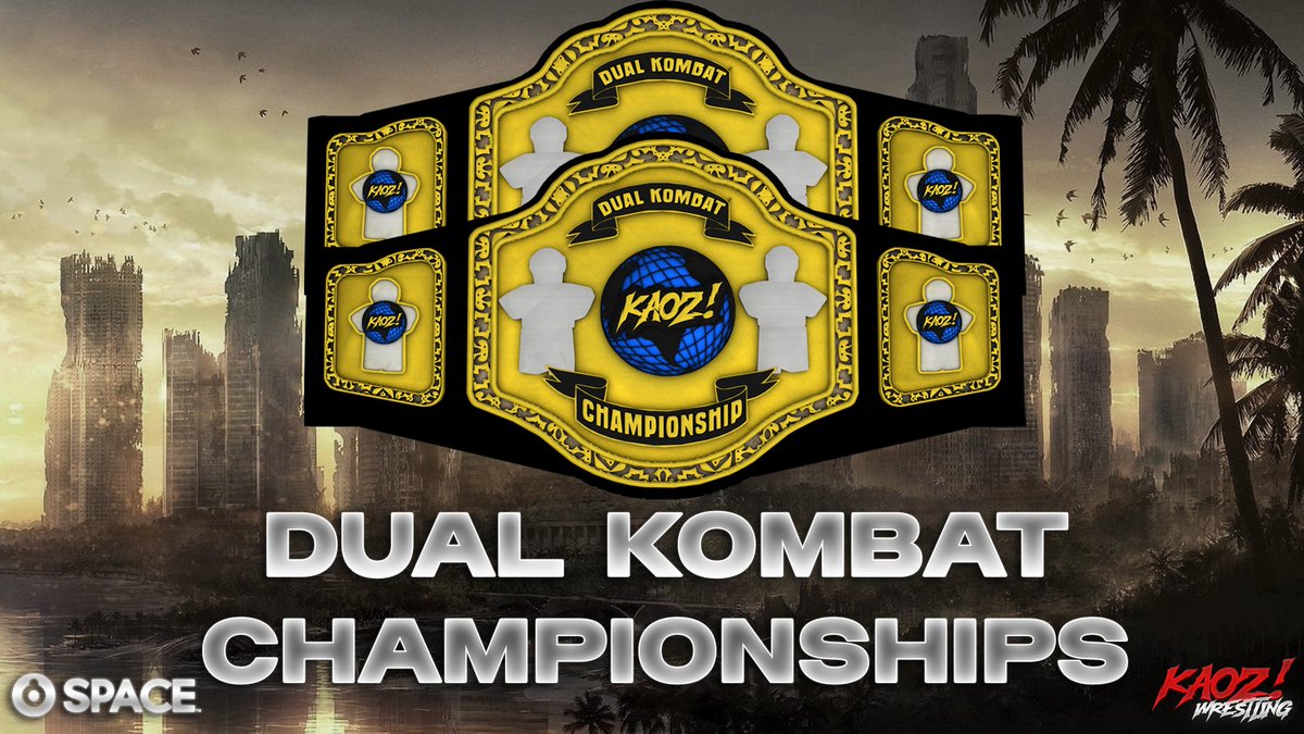 [TITLE PRESENTATIONS]
As we get closer to June 28th, we have decided to reveal our first two championships.

- Pure Championship, it will be crowned in an 8-Man tournament.

- Dual Kombat, it will be crowned on the debut show.