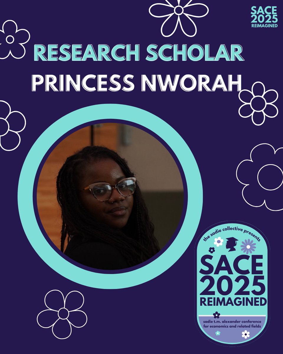 We are gearing up for the July 17th SACE2025 Symposium in Washington, D.C. at the Urban Institute! 📌

Here are the research scholars that will be presenting their fascinating work.📝

Tickets are selling fast (link in bio)! Bring a bestie! 🫂

#SadieCollective #NewVoicesinEcon