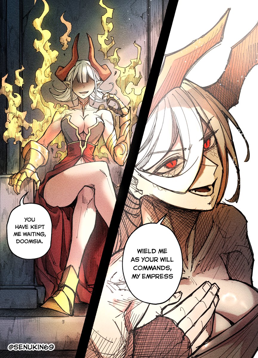 senukin69's tweet photo. Melody of Dried Blood (1/2) https://t.co/YQ6rKEa1ar