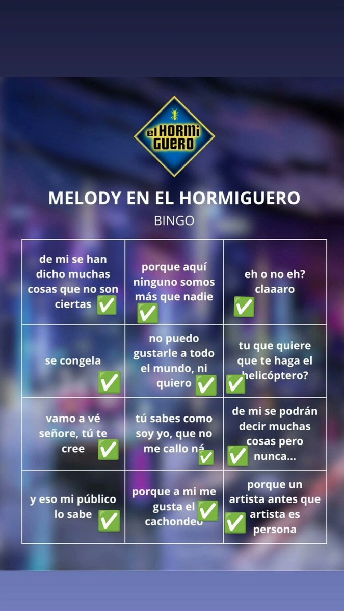 LO HEMOS CONSEGUIDO. BINGOOOOOOO 🥳🥳🥳🥳 #MelodyEH