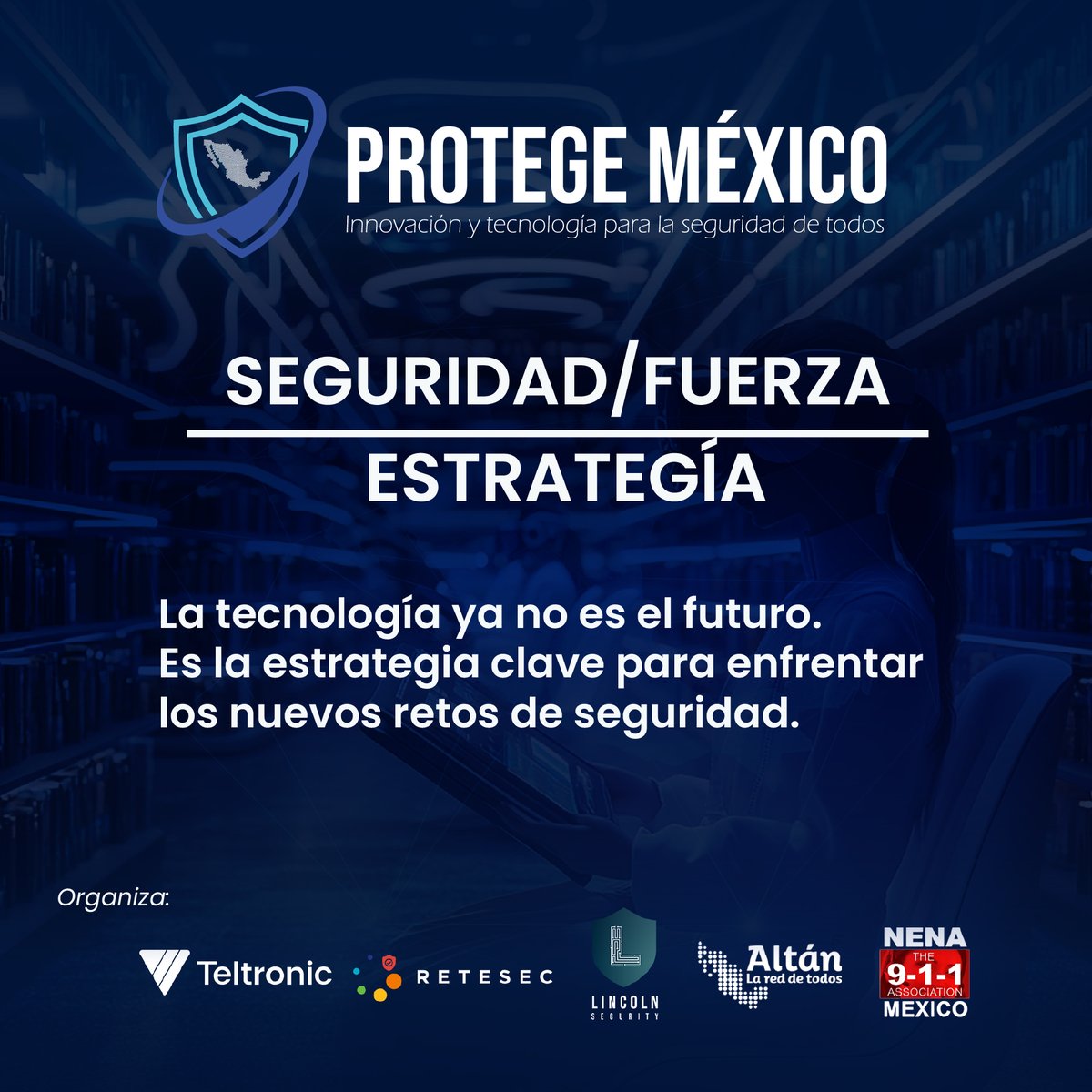 ⚙ La estrategia es el nuevo poder. La seguridad del presente se construye con tecnología e inteligencia.
Únete al #ForoProtegeMéxico
🗓 26 de junio | CDMX
🔗 foroprotegemexico.com/registro
