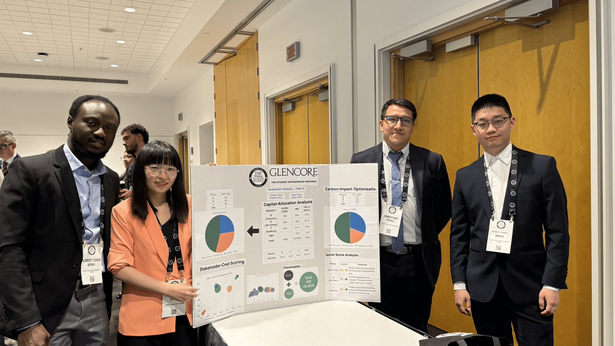 VID (@vid_conferences) on Twitter photo 📚 Thanks to <a href="/GlencoreCanada/">Glencore Canada</a> for supporting tomorrow’s mining leaders!
Today, the students showcased their projects at #THEEvent2025 — a true meeting of future & industry.
👏 Connection. Innovation. Mentorship.
#MiningEducation #GlencoreCanada #FutureOfMining #CanadaMining 📚 Thanks to <a href="/GlencoreCanada/">Glencore Canada</a> for supporting tomorrow’s mining leaders!
Today, the students showcased their projects at #THEEvent2025 — a true meeting of future & industry.
👏 Connection. Innovation. Mentorship.
#MiningEducation #GlencoreCanada #FutureOfMining #CanadaMining