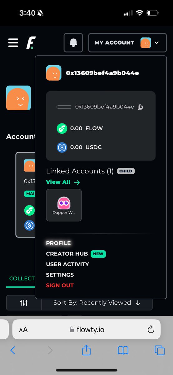 dVerdict1's tweet photo. @flowty_io @flow_blockchain @DiamondNFL With Account Linking setup, I am now ready to claim my Flow Keys based upon my Flowty activity @NNucks https://t.co/Ce1euQ7oUA