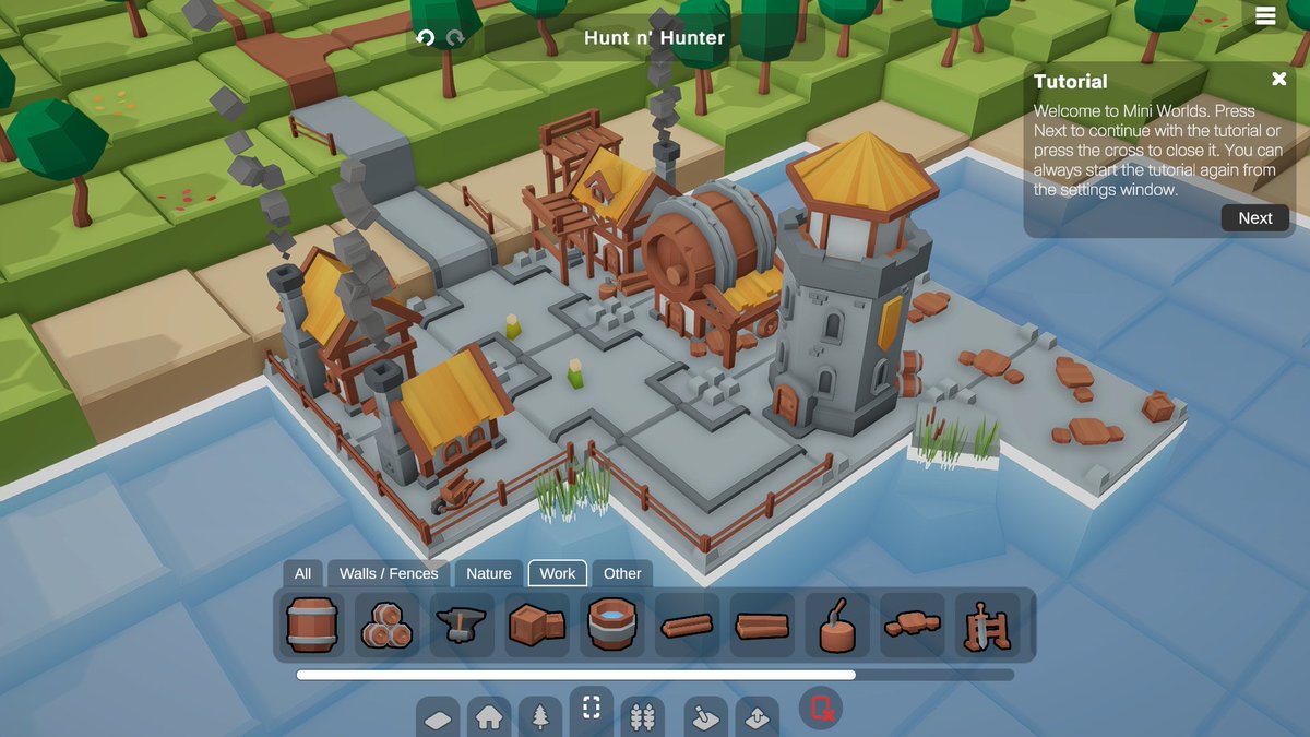 I actually uploaded the wrong screenshot the other day.
Now, you can actually see the tutorial message 👀

#gamedev #solodev #madewithunity