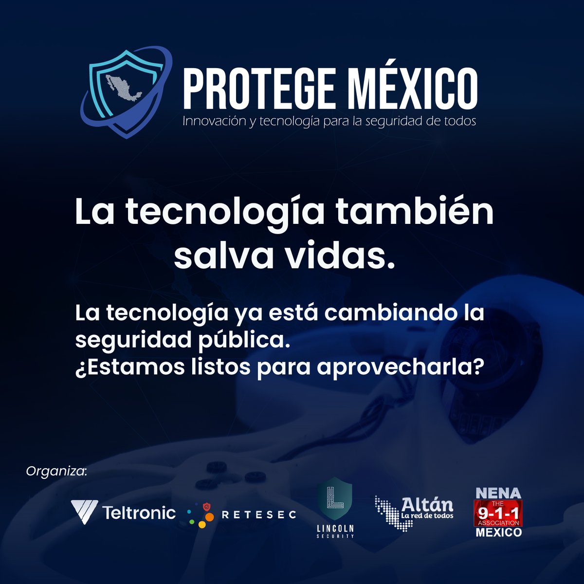 🚁 La tecnología salva vidas y está transformando la seguridad pública.
¿Estás listo para conocerla?
Nos vemos en el #ForoProtegeMéxico
📍 26 de junio | Centro Banamex
🔗 foroprotegemexico.com/registro