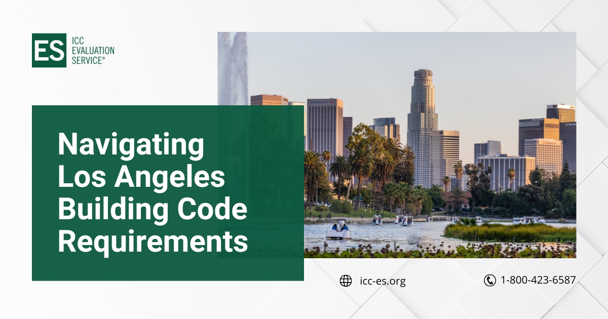 ICCEvalService's tweet photo. Need your building product approved in Los Angeles?
LA has unique code requirements beyond California’s CBC/CRC. ICC-ES helps manufacturers meet these requirements w/ expert evaluations accepted by LADBS.
Stay informed—follow us for the latest! #ProductCertification #LosAngeles https://t.co/AG70ynje6h
