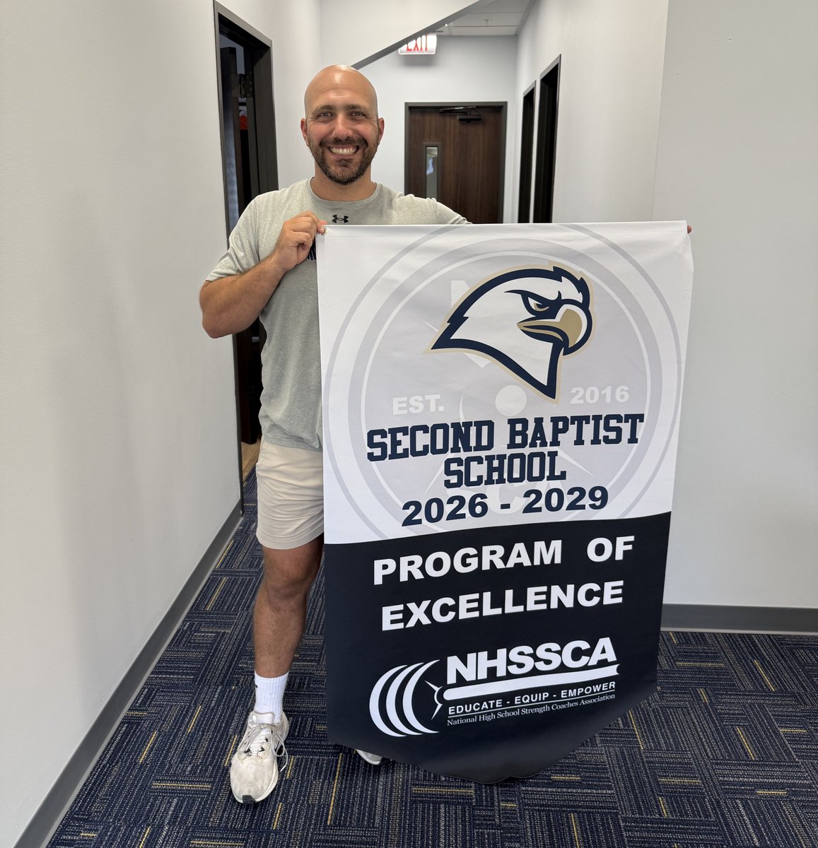 Coach Walker π¦
(@mawalker_sbad) on Twitter photo Somebody stopped by my office to show me this awesome <a href="/NHSSCA/">NHSSCA</a> Program of Excellence banner.
Great work <a href="/mascioli_nick/">Masc_Strength</a> and <a href="/SBS_Athletics/">SecondBaptistSchoolAthletics</a> Performance! Somebody stopped by my office to show me this awesome <a href="/NHSSCA/">NHSSCA</a> Program of Excellence banner.
Great work <a href="/mascioli_nick/">Masc_Strength</a> and <a href="/SBS_Athletics/">SecondBaptistSchoolAthletics</a> Performance!