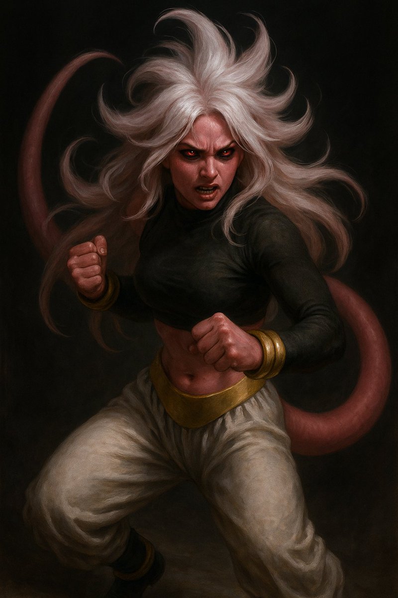 Majishley20's tweet photo. Android 21 make by IA 👀

Who/what will be her next snack?

#IA #DB #android21 #Majin https://t.co/khTIEhmQKA