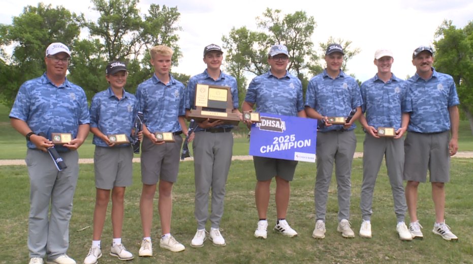 John Jacklin (@johnjacklinkmot) on Twitter photo Crown the Sentinels! Minot North golf wins the Class A boys golf championship, the first state title in school history.
<a href="/NDScores/">ND Prep Scoreboards</a>
#NDPreps Crown the Sentinels! Minot North golf wins the Class A boys golf championship, the first state title in school history.
<a href="/NDScores/">ND Prep Scoreboards</a>
#NDPreps