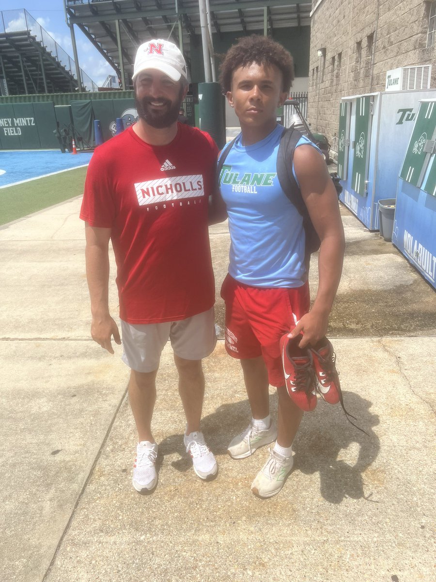 Had a Great camp today <a href="/GreenWaveFB/">Tulane Football</a> looking forward to this sophomore season after the skills I learned today. #RollWave <a href="/CoachCarterTU/">#TTB</a> <a href="/coach_ben3/">Coach Ben</a>