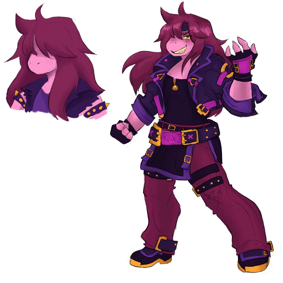 susie deltarune as sol badguy. why not