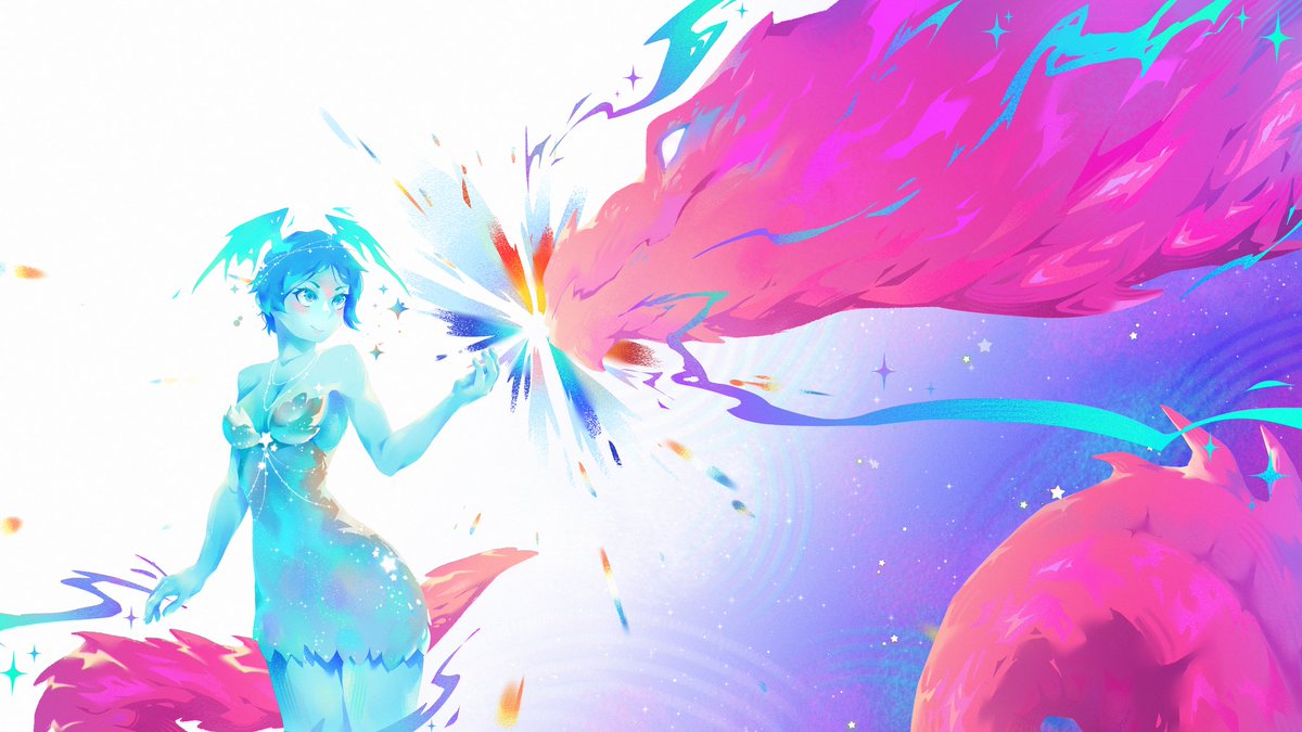Pandora_NV's tweet image. Déesse eliatrope et le grand dragon ✨️🪅
#WAKFU #Ankama