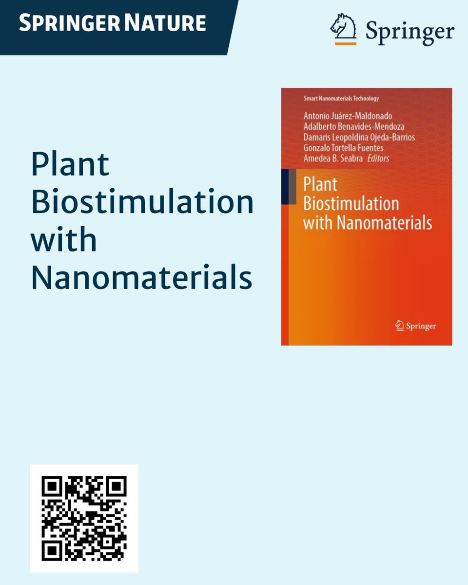 fabperlab's tweet image. We are pleased by the book "Plant Bioestimulation with Nanomaterials" to which we contribute a chapter. @TheLinkSN

link.springer.com/book/10.1007/9…

link.springer.com/chapter/10.100…