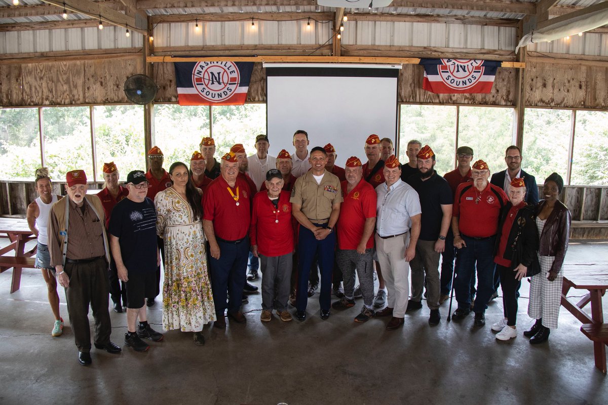 USMCSgtMaj's tweet image. #MarineWeekNashville embodies the meaning of “Once a Marine, Always a Marine.” From spending time with Music City Detachment, to laying a wreath in honor of Vietnam veterans, I couldn’t have asked for a better way to conclude my trip.
#Marines250 #USMC250 #Military #Veterans