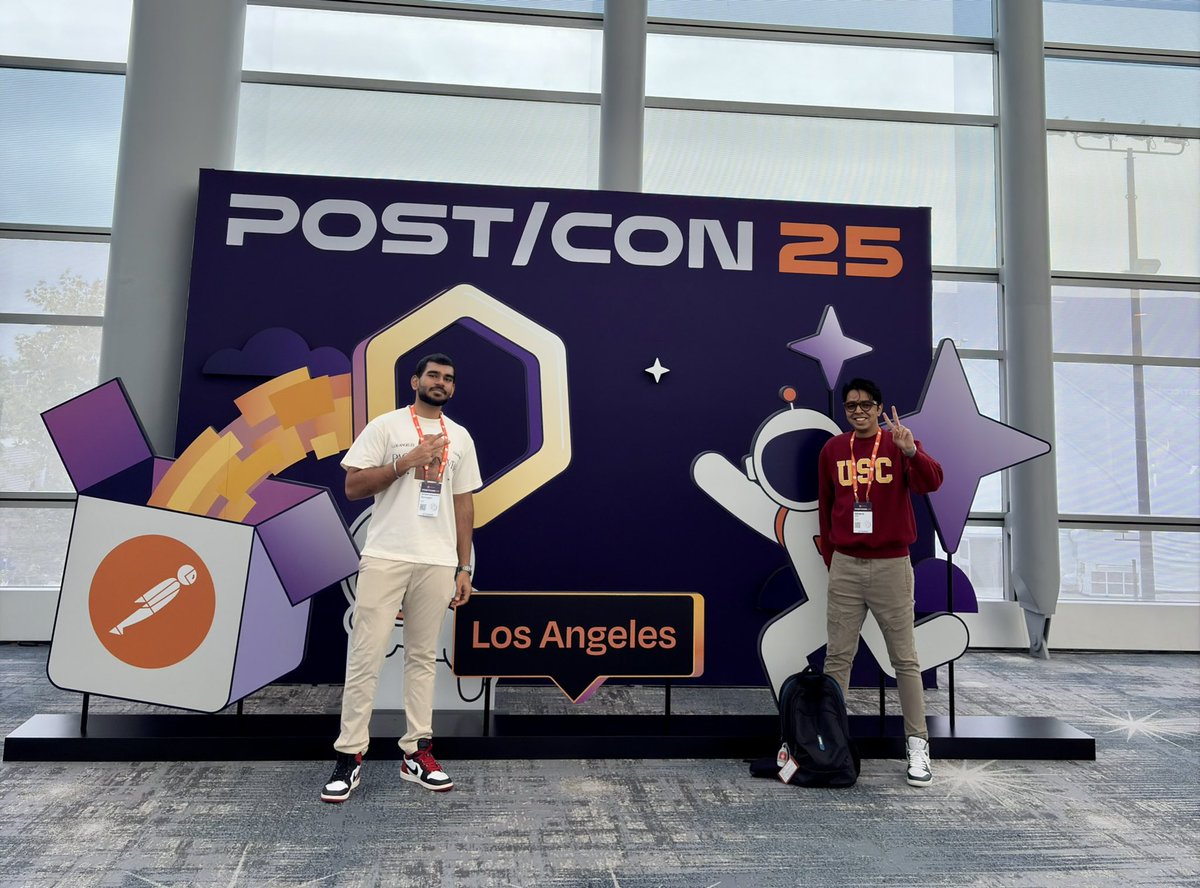 aatharvauti's tweet photo. At the #postcon 25 in LA! https://t.co/Rt7321aL5e