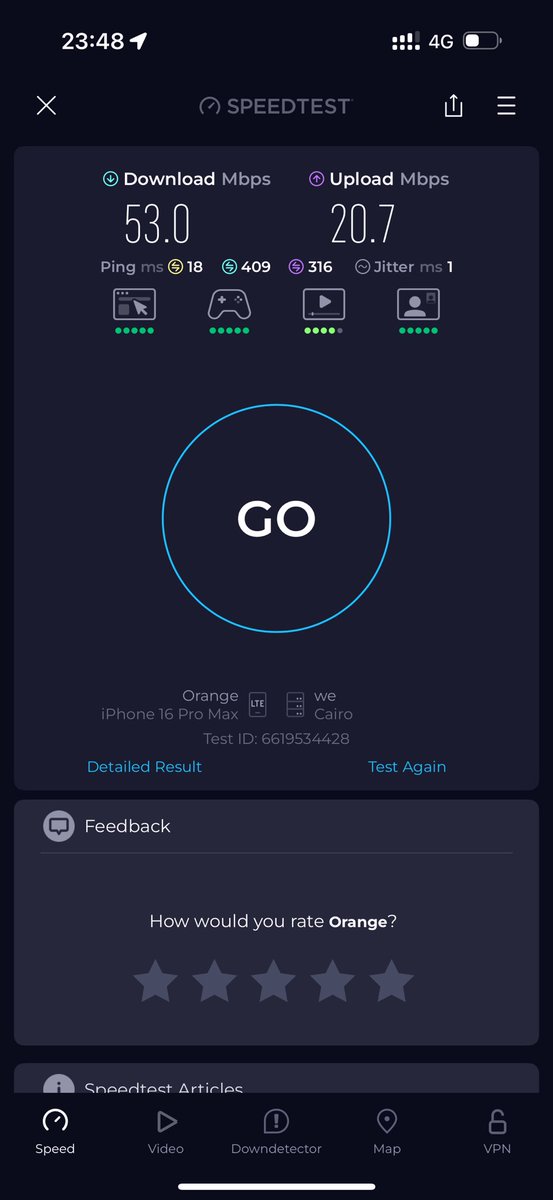 5G versus 4G same place same time. Downloads significantly faster. Uploads pretty similar. Tried a few times. Maximum upload for both was around 20Mbps. This is for Orange.